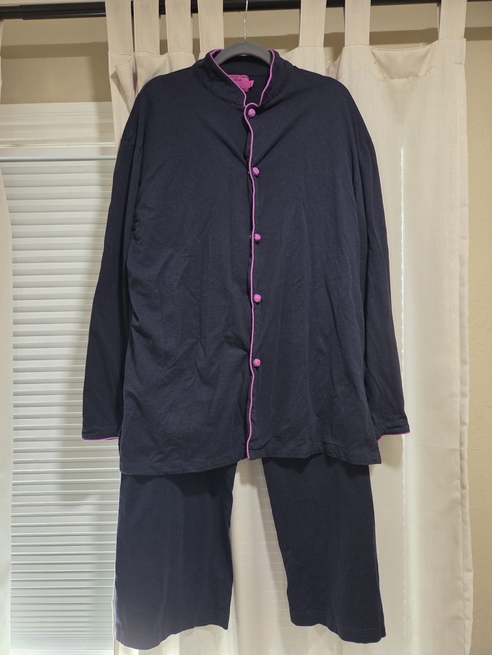 Shanghai Tang For Cathay Pacific Navy PJ Set Size L